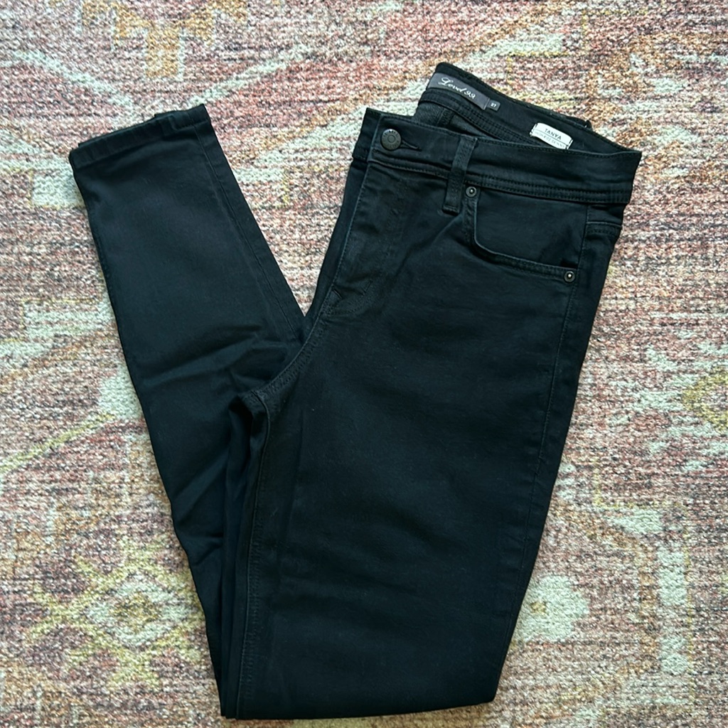 Level 99 Black Skinny Jeans, Size 27